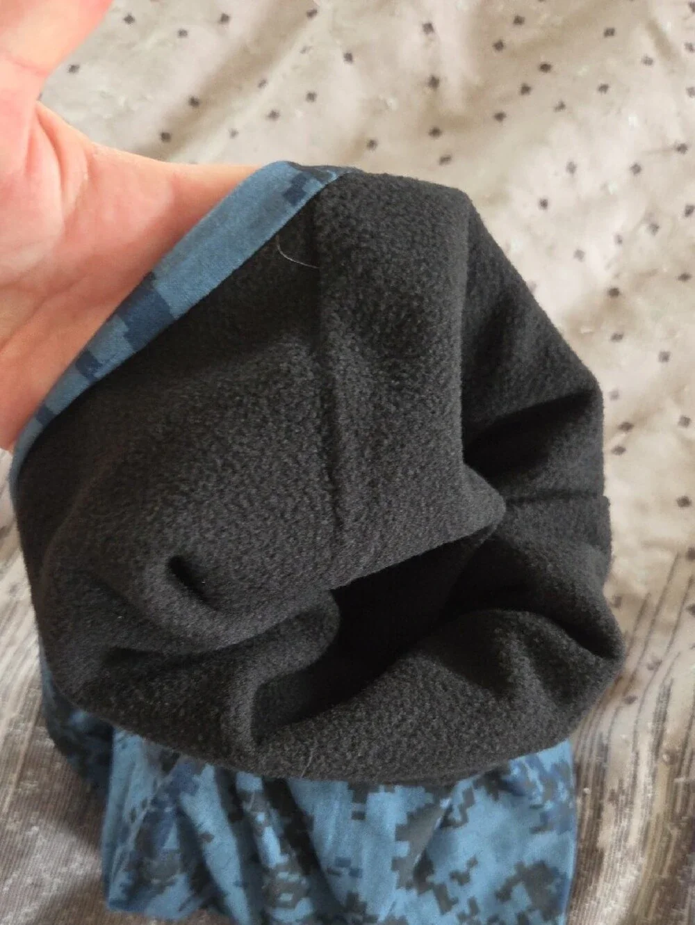 Digital Camo Neck Gaiter - Slate Blue & Black